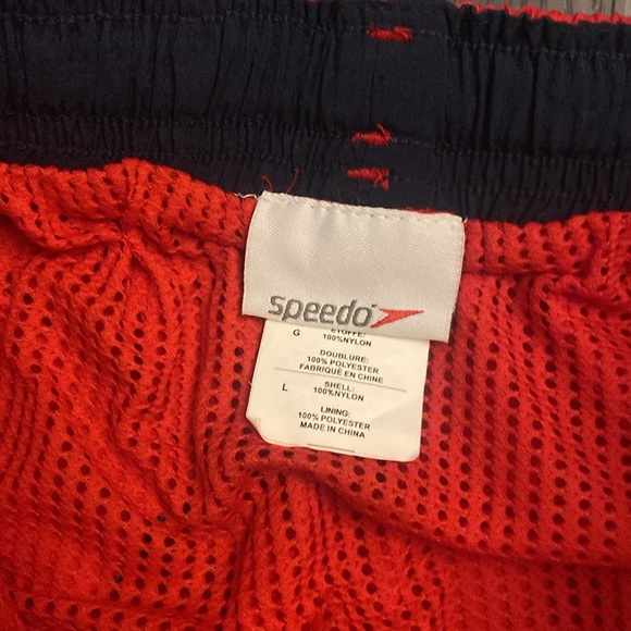 NWT🍍SPEEDO SWIM TRUNKS 🍍8” inseam🍍dry bag🍍SIZE LARGE 🍍F-3 - Picture 4 of 5